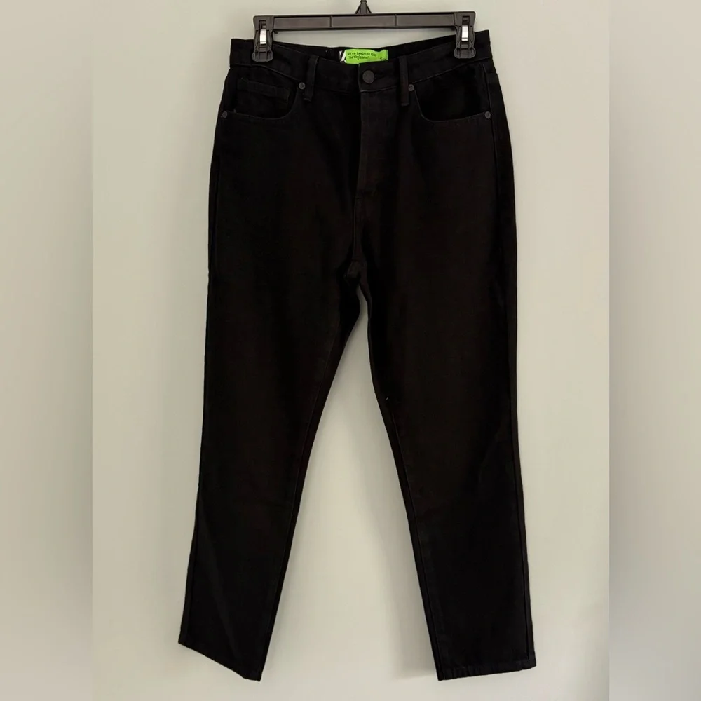 SR vs. Sandrine Rose The Virgin Label
High-Rise Straight Leg Black Jeans Size 27 - Picture 2 of 12